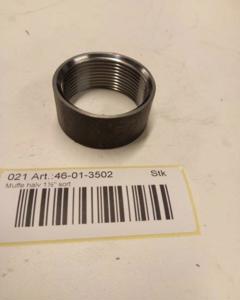 Muff Half 1 1/2" Black